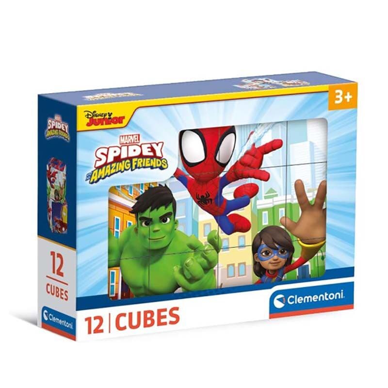 CLEMENTONI BABY Сложувалка Cubi Spidey and Amazing Friends 12 коцки 3+