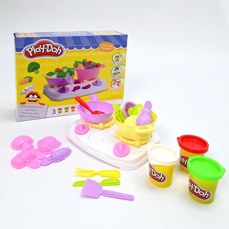 LOCO CROCO Сет пластелин кујна