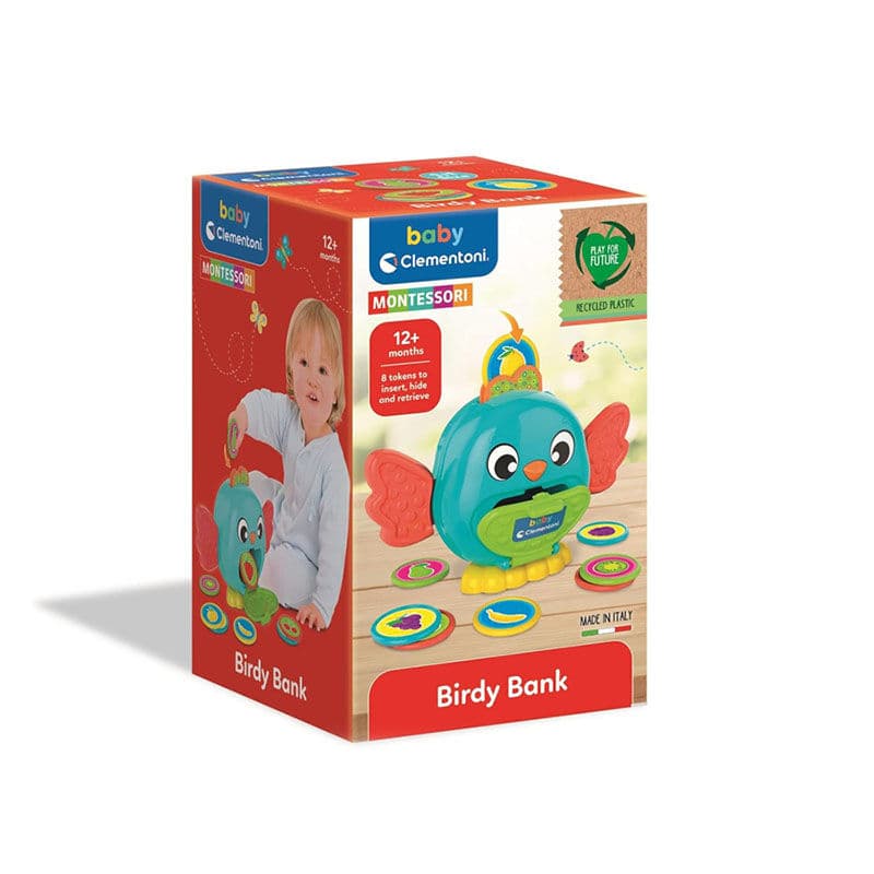 CLEMENTONI BABY Играчка Birdy Bank птица со парички 12м