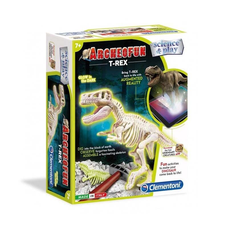 Clementoni science Сет археологија Archeofun T-Rex 7+