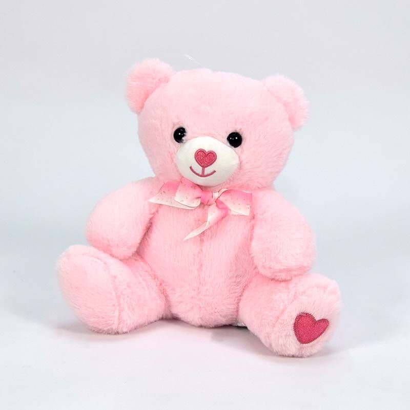 AMEK Мече со машна розево 25см