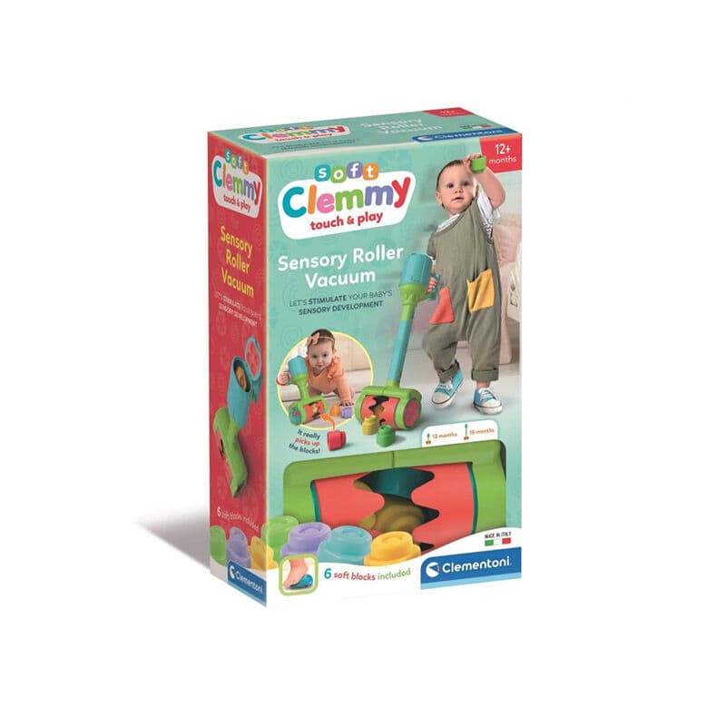 CLEMENTONI BABY Сензорна правосмукалка Clemmy Sensory Roller Vacuum 12м+