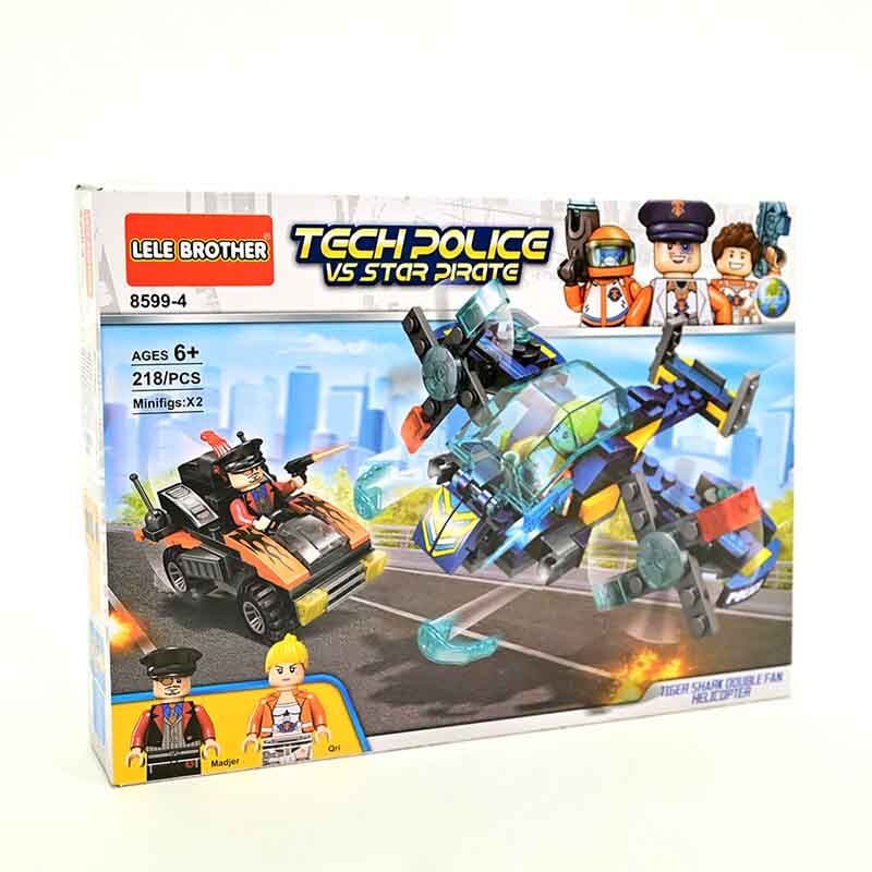 LOCO CROCO Сет коцки полиција хеликоптер