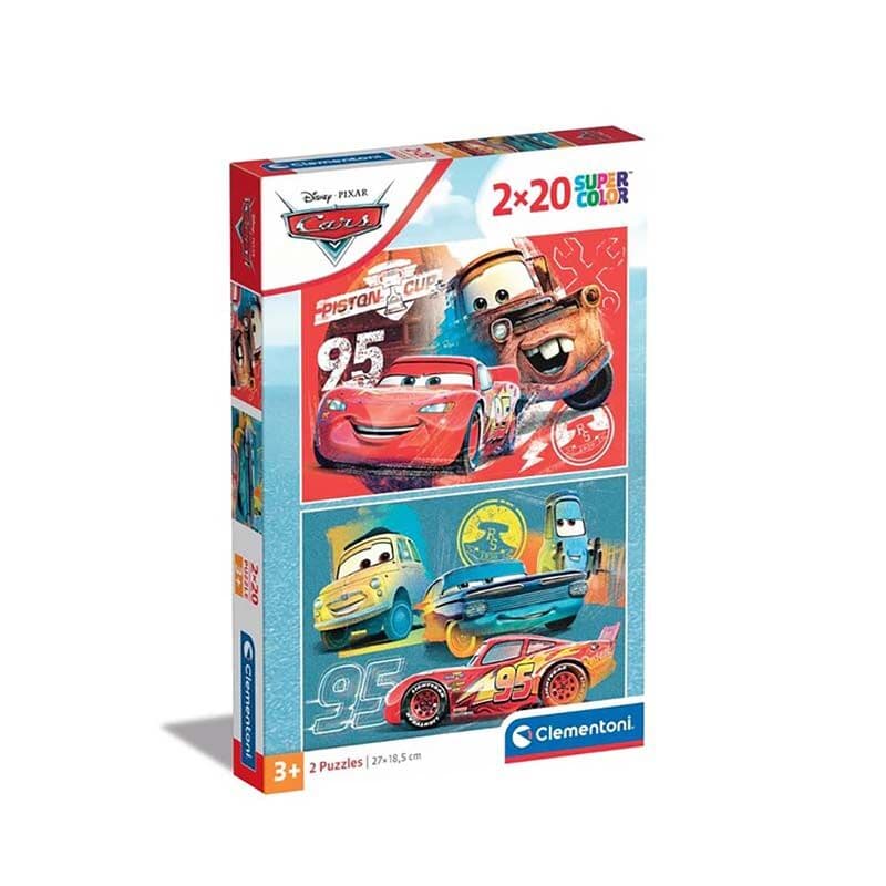 Clementoni puzzle za djecu Сложувалка Cars 2x20 пар 3г