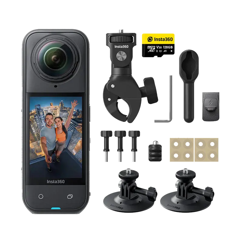 Insta360 акциона камера X5 мотоцикл