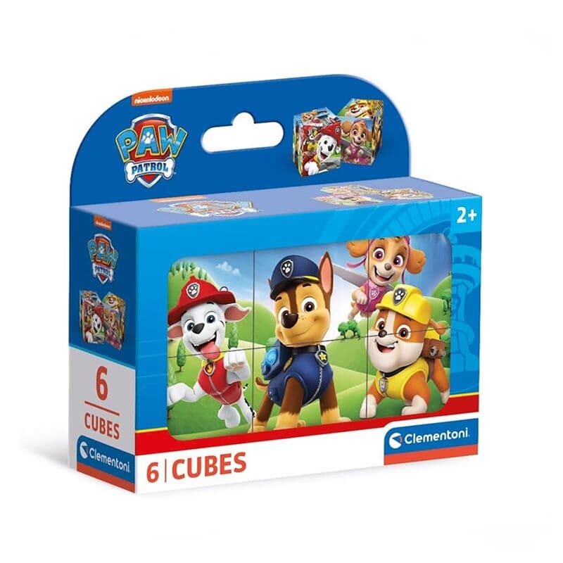 CLEMENTONI BABY Сложувалка Cubi Disney Paw Patrol 6 коцки 2+