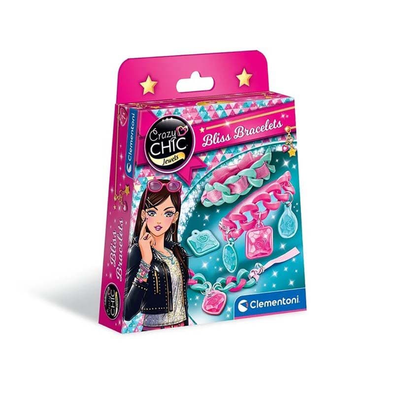 Clementoni Crazy chic Сет со нараквици Bliss Bracelets 7+