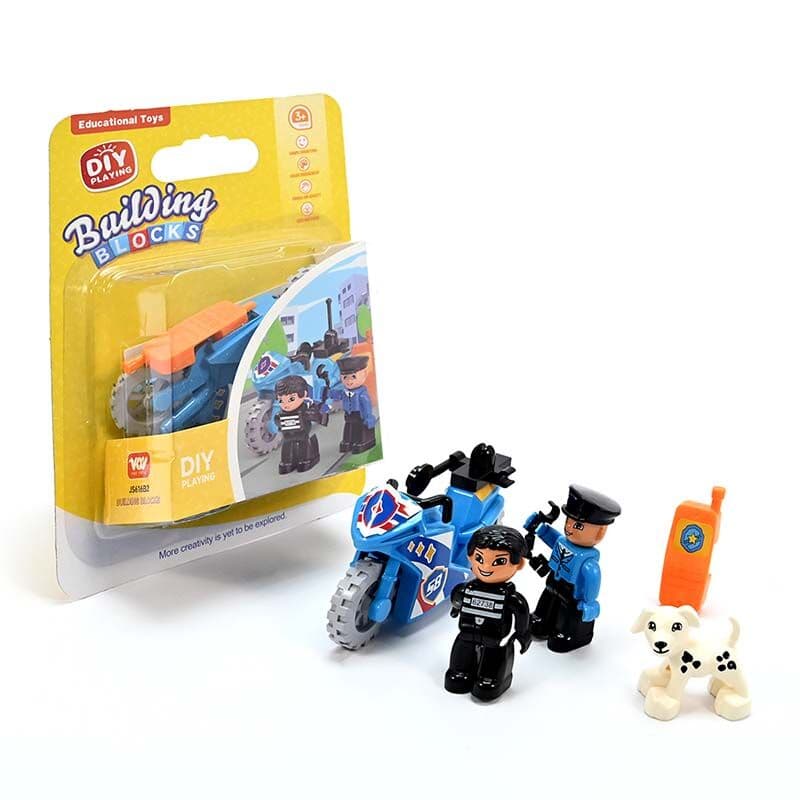 LOCO CROCO Сет коцки полициски мотор