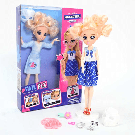 LOCO CROCO Кукла со облека плава