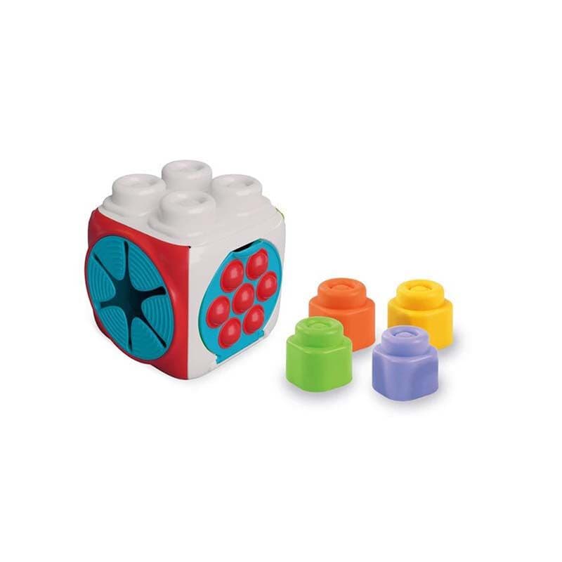 CLEMENTONI BABY Меки коцки Soft Clemmy Cubo Sensorial 10м+
