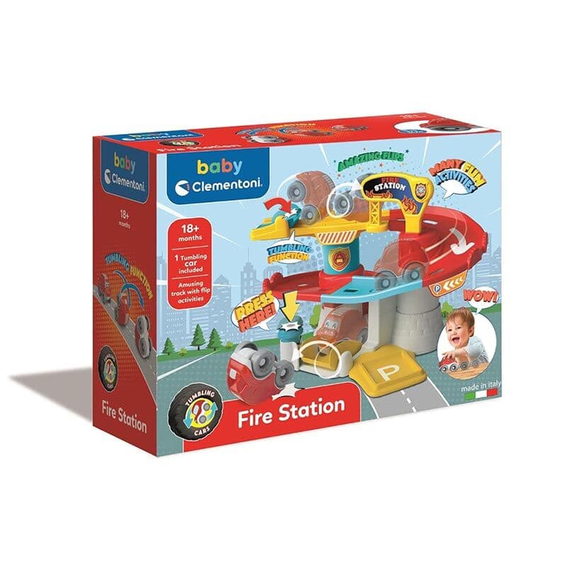 CLEMENTONI BABY Противпожарна станица Tumbling Car 18м