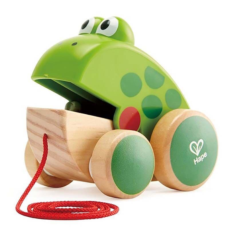 HAPE Играчка на влечење жаба H0361
