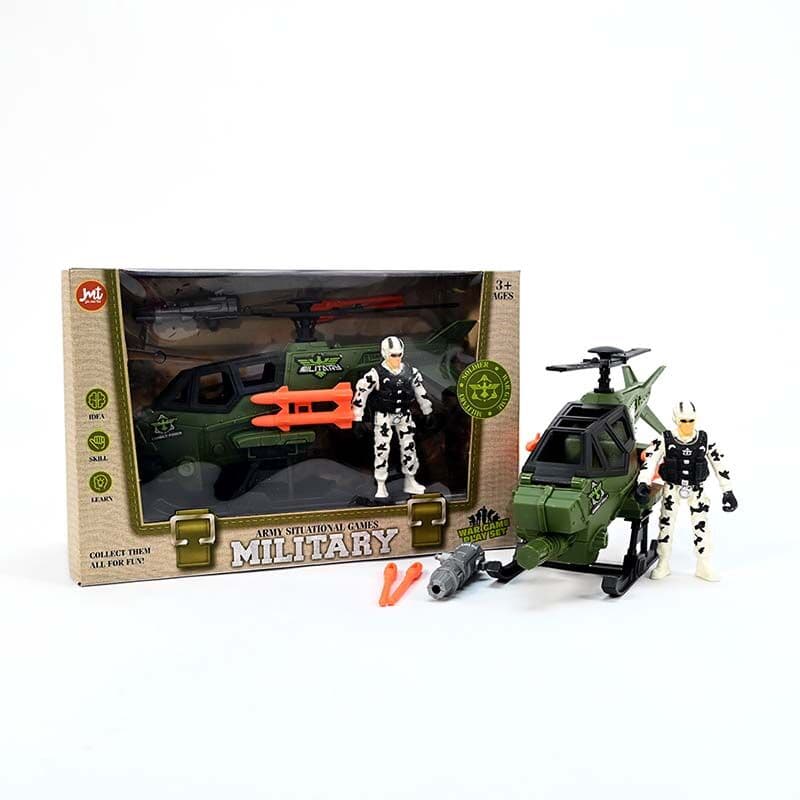 LOCO CROCO Хеликоптер на склопување милитари