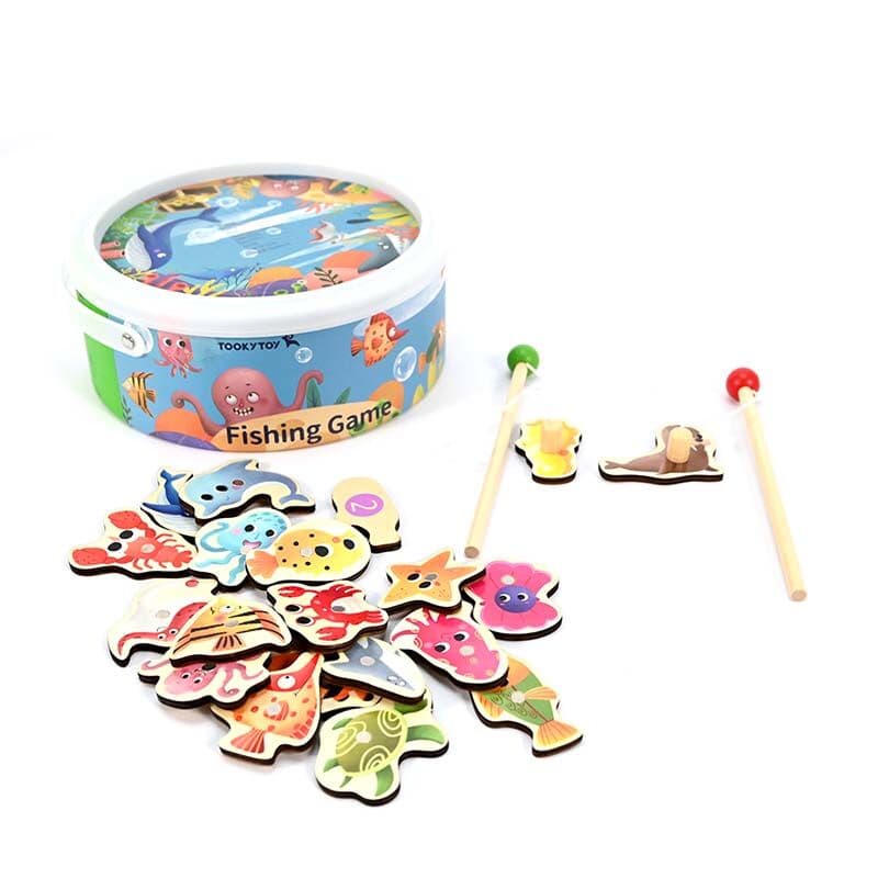 LOCO CROCO Дрвена игра риболов