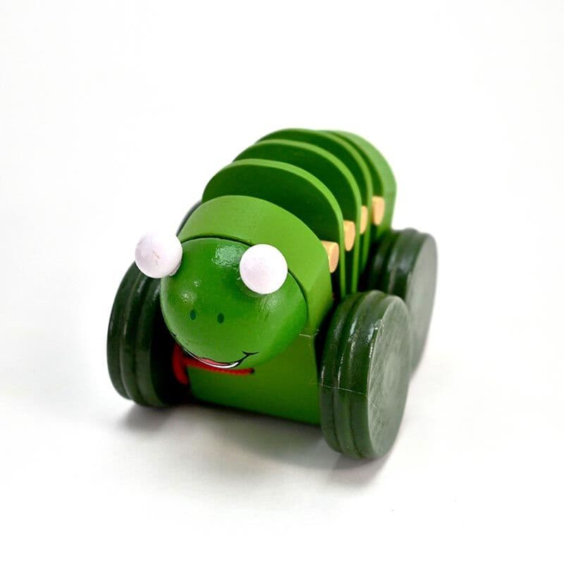 LOCO CROCO Дрвена играчка со врвка