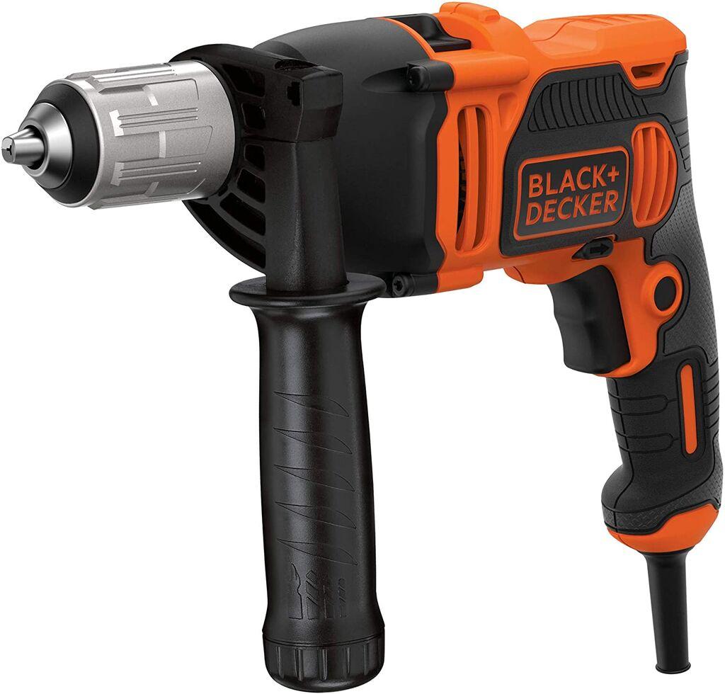 BLACK+DECKER Дупчалка вибрациска 850W 13мм куфер и прибор BD  BEH850KA32-QS