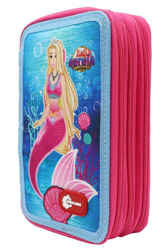 Eskolorio Прибор за моливи празен, со 3 патенти