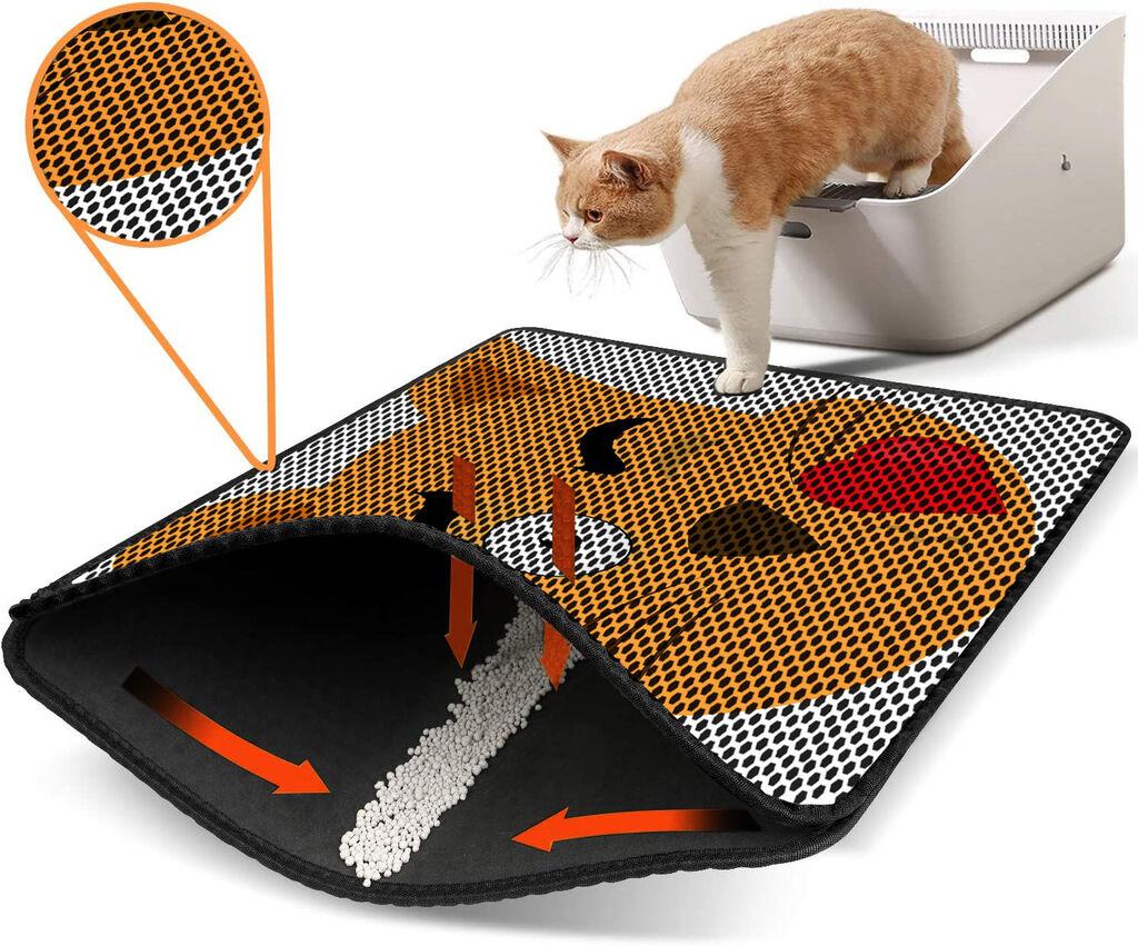 Aberto Design WC преграда за мачки Nrszn0226, 45 x 60 см, портокалова