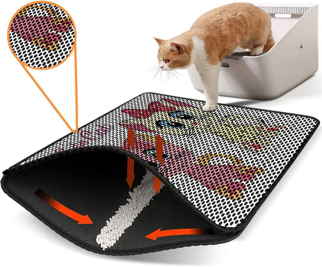 Aberto Design WC преграда за мачки Nrszn0155, 45 x 60 см, шарена