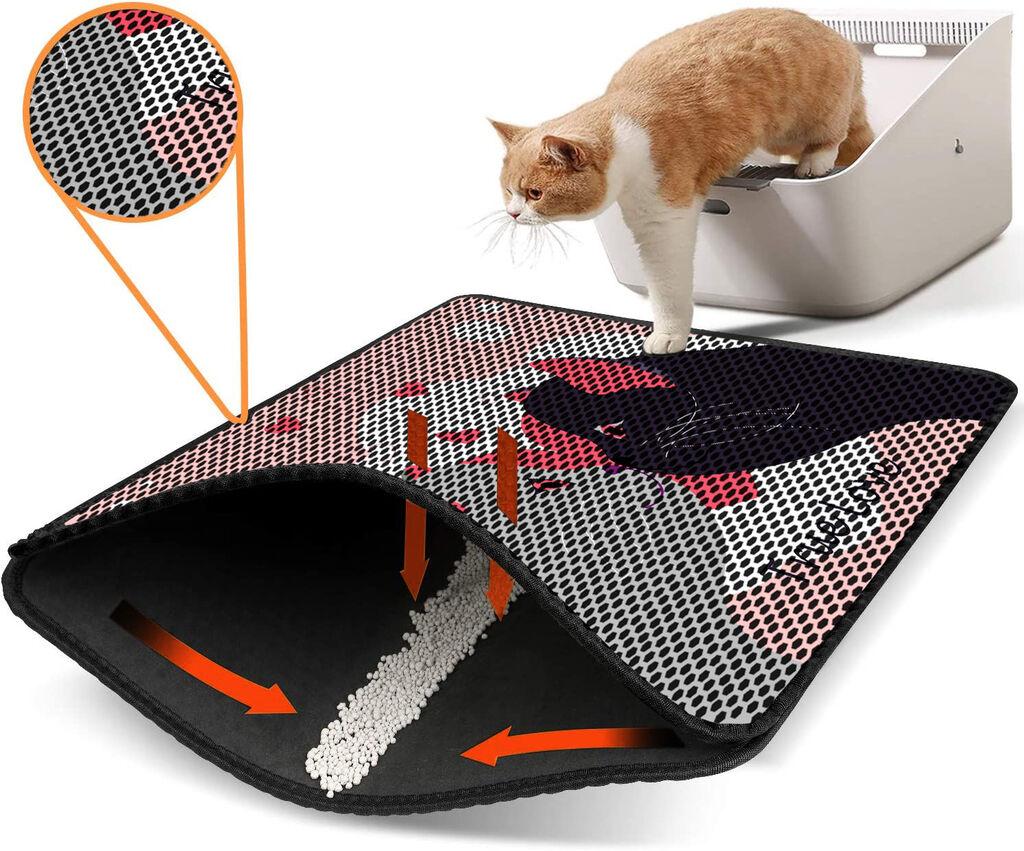 Aberto Design WC преграда за мачки Nrszn0218, 45 x 60 см, шарена