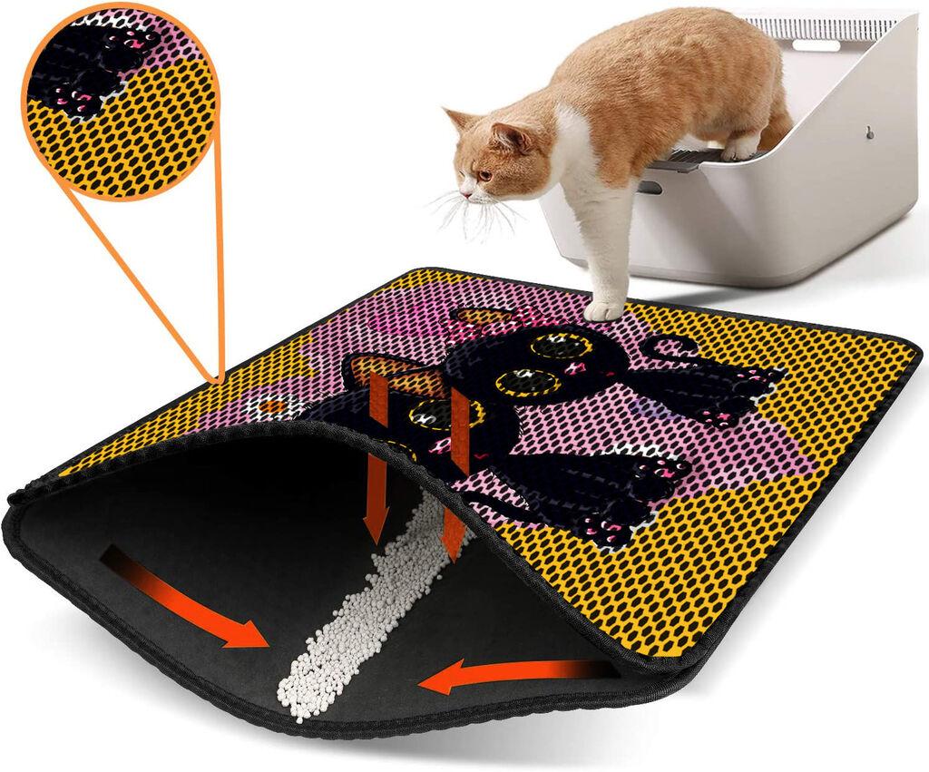 Aberto Design WC преграда за мачки Nrszn0073, 45 x 60 см, шарена