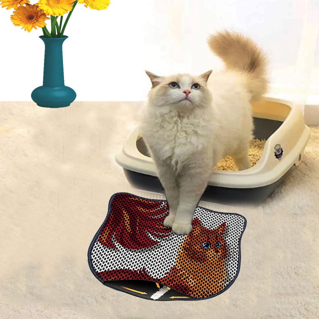 Aberto Design Тоалетна просторија за мачки Kdkafa0093, 40 x 50 см, Шарена