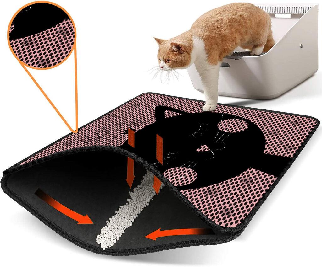 Aberto Design WC преграда за мачки Nrszn0228, 45 x 60 см, светло розова