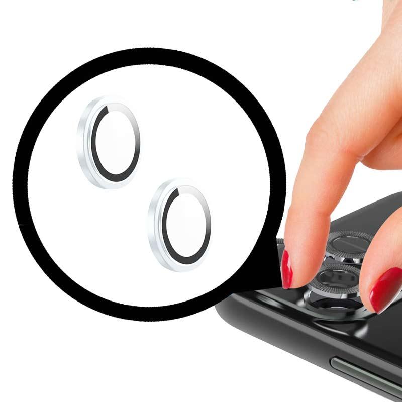 Заштитно стакло за камера - iPhone 12 - Сребрена