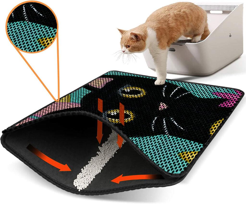 Aberto Design WC преграда за мачки Nrszn0109, 45 x 60 см, шарена