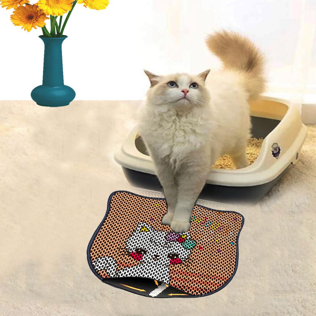 Тоалетна просторија за мачки Aberto Design Kdkafa0050, 40 x 50 см, портокалова