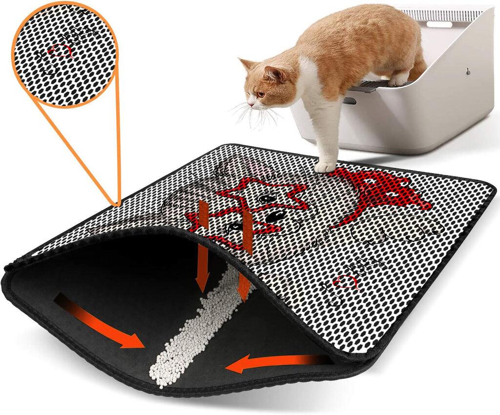 Тоалетна просторија за мачки Aberto Design Nrszn0190, 45 x 60 см, бела