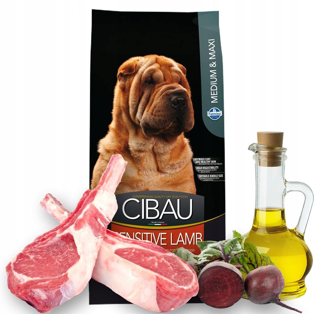 CIBAU Cibau Sensitive Lamb Medium & Maxi Крекери со Јагнешко и зеленчук [Вреќа 12кг]