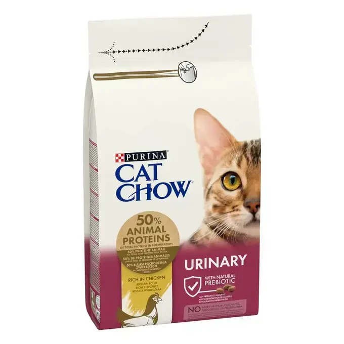 PURINA Cat chow сува уринарна храна за маче со вкус на пилешко