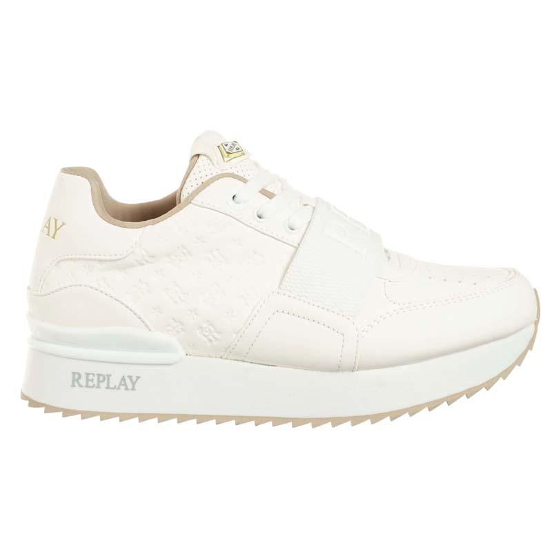 REPLAY Женски патики Penny - Penny Elastic, White
