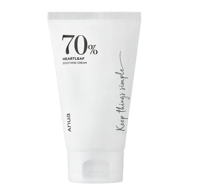 ANUA HEARTLEAF 70 SOOTHING CREAM Крем за лице 100ml