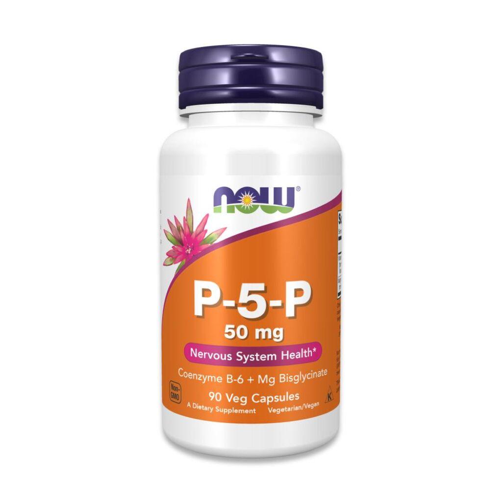 NOW P-5-P 50mg Капсули, 90