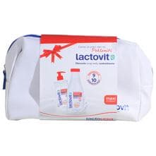 LACTOVIT Сет Lactourea firming Фирмирачки гел за тело 600ml. + Фирмирачко млеко за тело 400ml. + Несесер