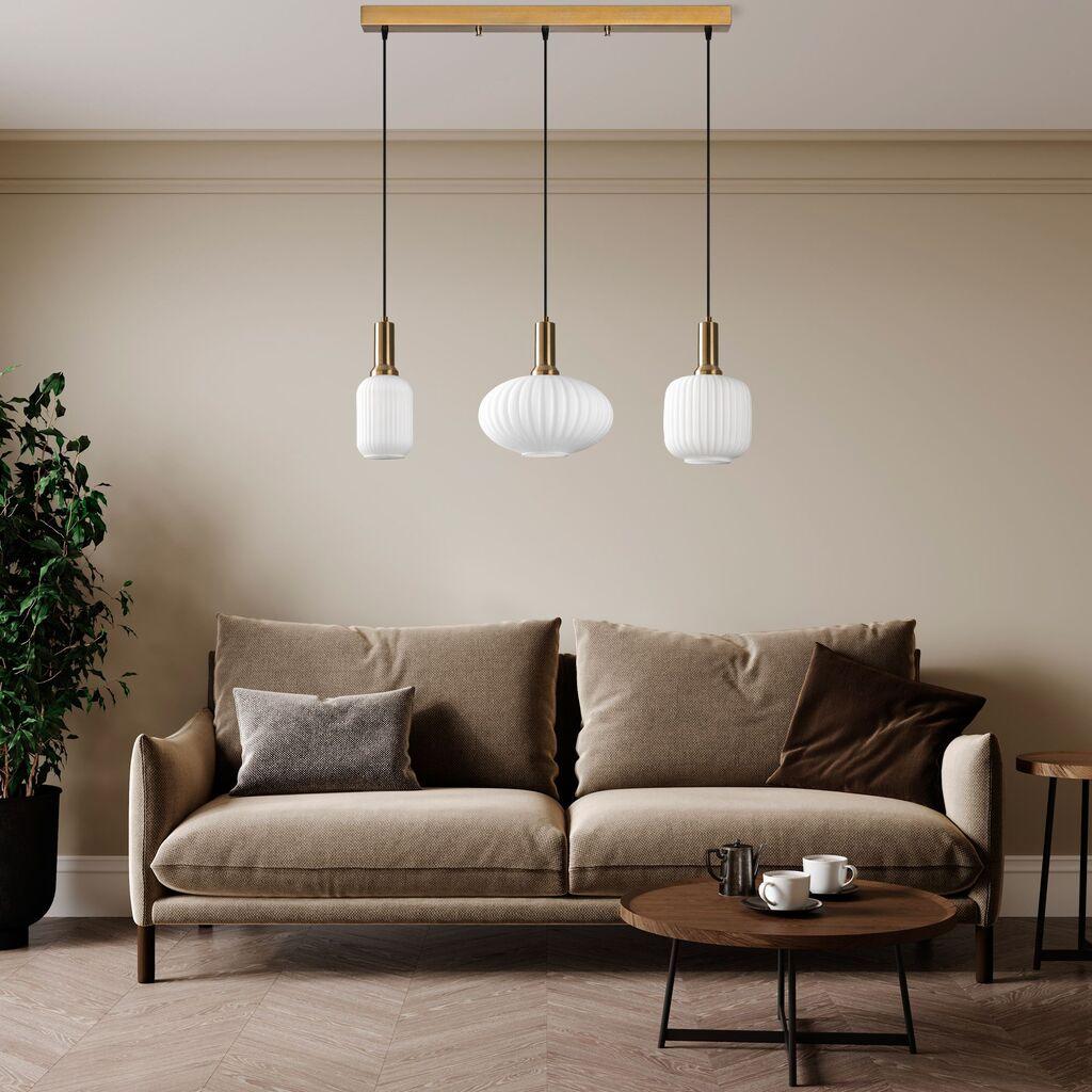 Opviq Luster Asker-15196, 87x30x130cm, IP20, бело-златна боја