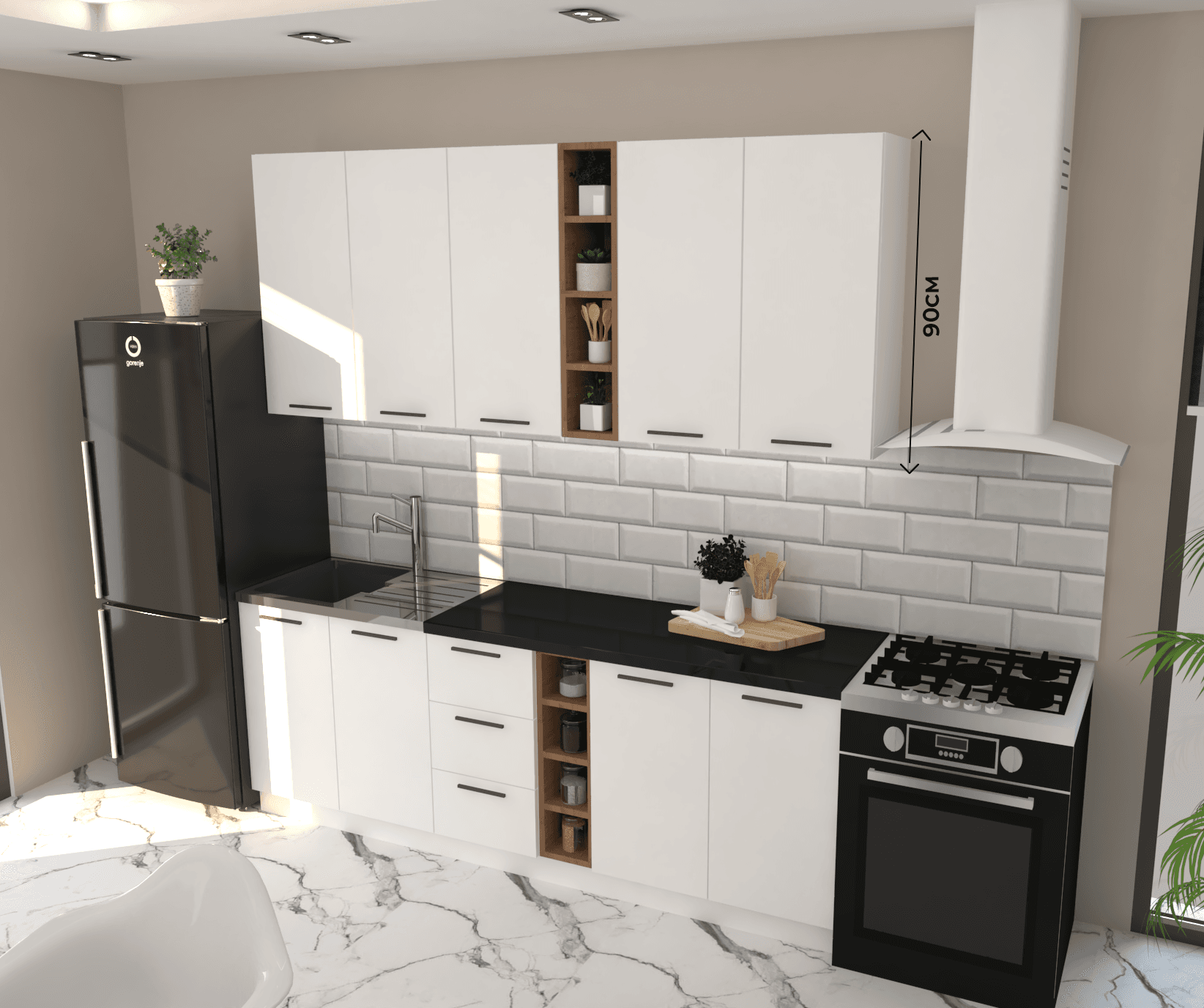 Мебел Ви Кујна блок хармони 220