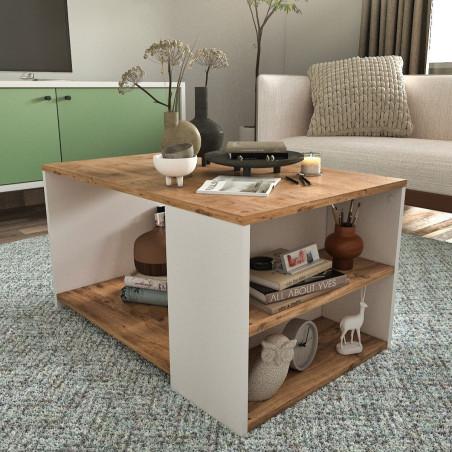 Клуб маса Nova бела/атлантик