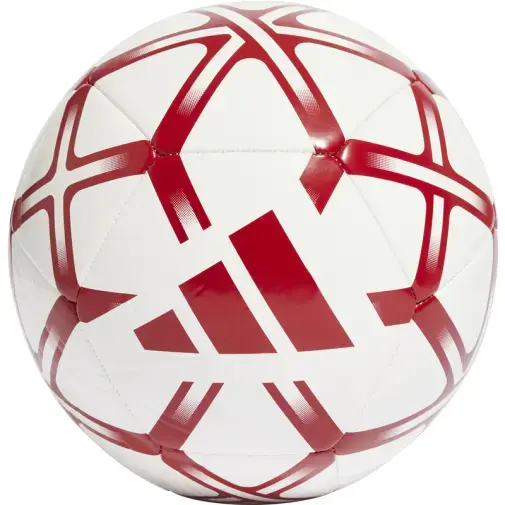 Фудбалска топка Adidas Starlancer CLB, бело-црвена