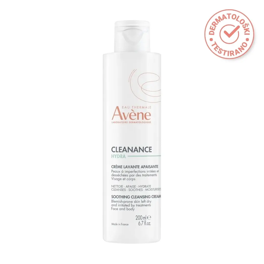 AVENE Cleanance хидратантен крем за чистење, 200 мл