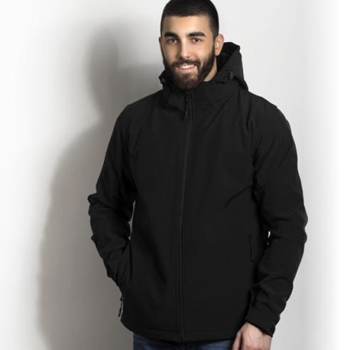 PUBLIK Јакна, Машка со Качулка, Xl, Protect Men, 57.025.10, Црна