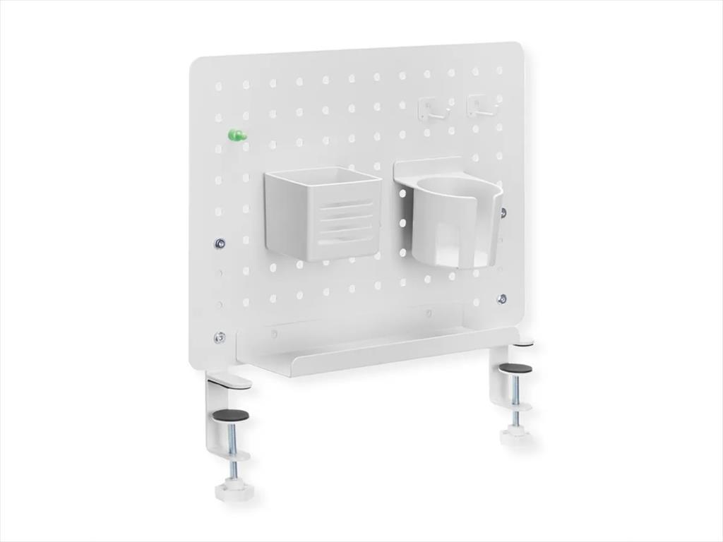 Secomp Додаток за гејминг биро, (3x Pin Magnet, 1x Cup Holder, 2x Hook, 2x Gaming Controller Hook, 1x Headphone Hook), Бела