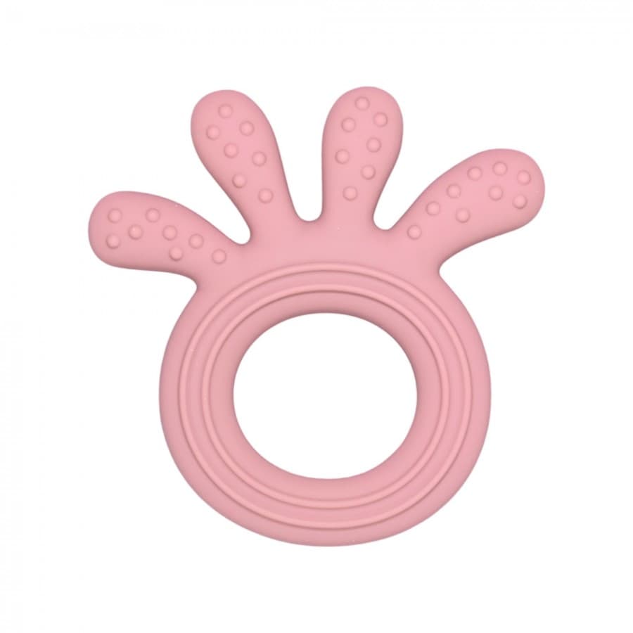 JUNGLE Глодалка силикон октопод темно розе 3м+ 31001770 jungle