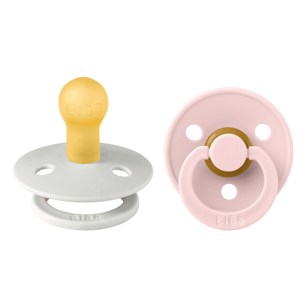 BIBS HAZE/BLOSSOM ROUND Латех цуцла лажливка 2 (6+ месеци), 2 цуцли