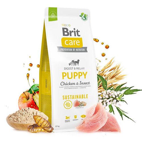 BRIT Care-Dog Пиле Puppy Инсект 1кг.