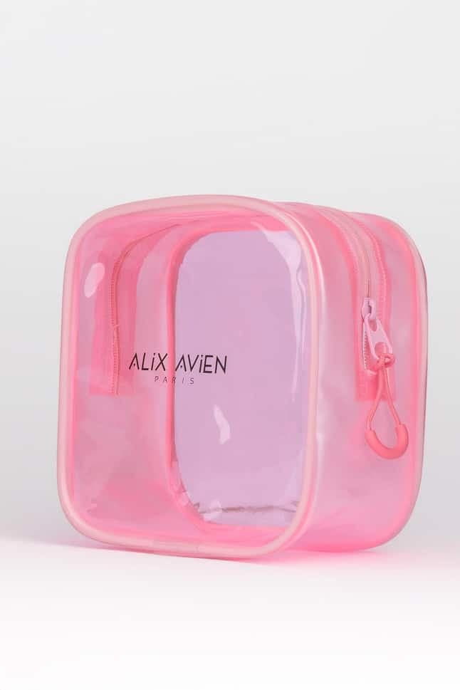 Alix Avien Paris Мини торба за шминка-Alix Avien Mini Cosmetic Bag Pink