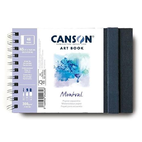 CANSON  XL Блок, За Скицирање, А5, 300 гр, MONTVAL Landscape, 31200L003