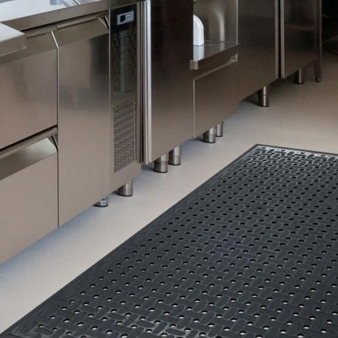 KLEEN-TEX Подлога, Лизгава Површина, Kleen-Thru, MRP60860053, 86*60цм, Црна